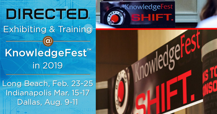 Directed Exhibiting and Training at Knowledgefest Shows in 2019