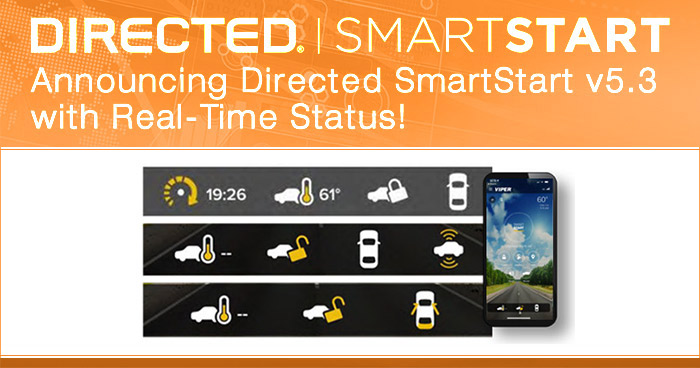 Directed Releases SmartStart v5.3 with Real-Time Vehicle Status