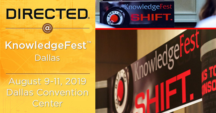 Directed Returns to KnowledgeFest Dallas